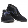 Damskie botki 7101 indigo welur