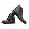 Męskie buty 494-1 czarne