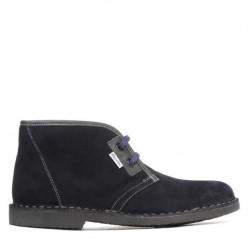 Damskie botki 7101 indigo welur
