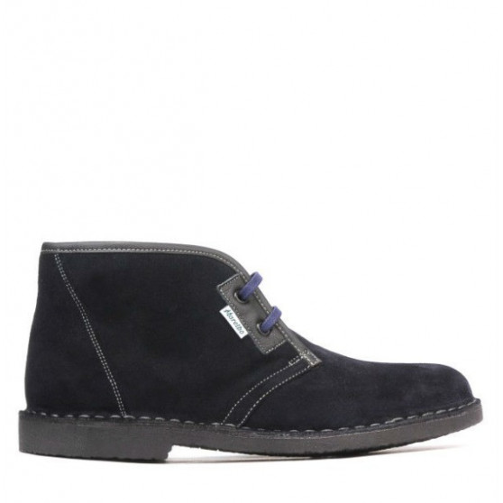 Damskie botki 7101 indigo welur