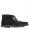 Damskie botki 7101 indigo welur