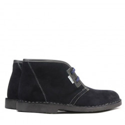 Damskie botki 7101 indigo welur