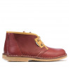Damskie botki 7101 bordo