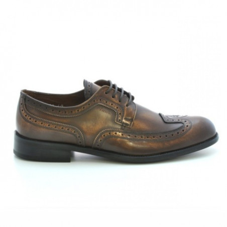 Eleganckie buty męskie 799 a brązowe