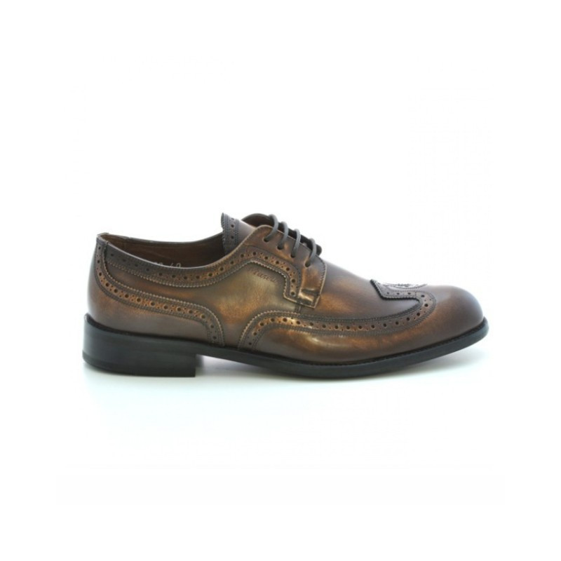 Eleganckie buty męskie 799 a brązowe