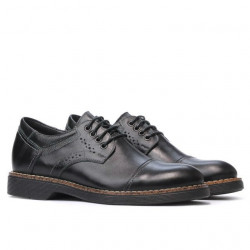 Eleganckie buty młodzieżowe 372 czarne