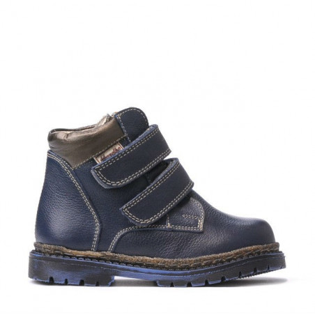 Buty dziecięce 37-1c indygo+miedź