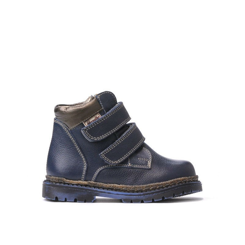 Buty dziecięce 37-1c indygo+miedź