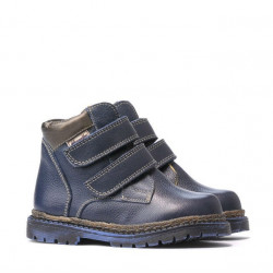 Buty dziecięce 37-1c indygo+miedź