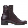 Damskie botki 3284 bordo