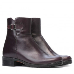 Damskie botki 3284 bordo