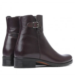 Damskie botki 3284 bordo
