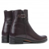 Damskie botki 3284 bordo