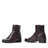 Damskie botki 3284 bordo