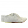 Damskie buty casual 186 jasnoszary welur