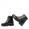 Damskie botki 3318 czarne