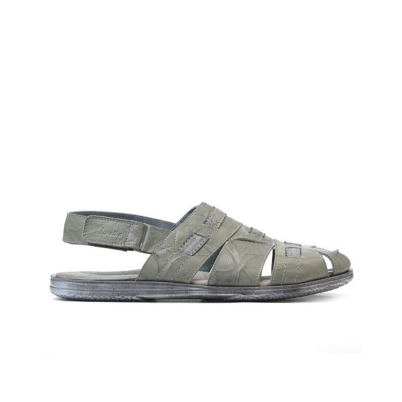 Sandały męskie 302 crep szare