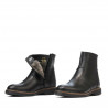 Czarne buty młodzieżowe 4004