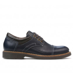 Eleganckie buty młodzieżowe 372 indigo+cafe