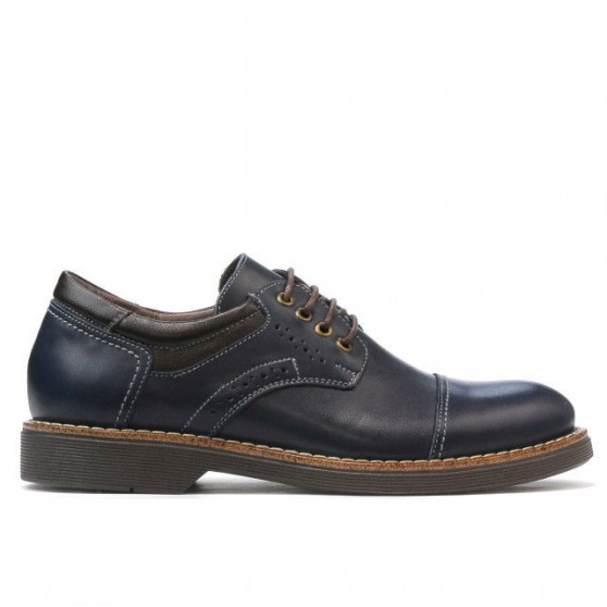 Eleganckie buty młodzieżowe 372 indigo+cafe