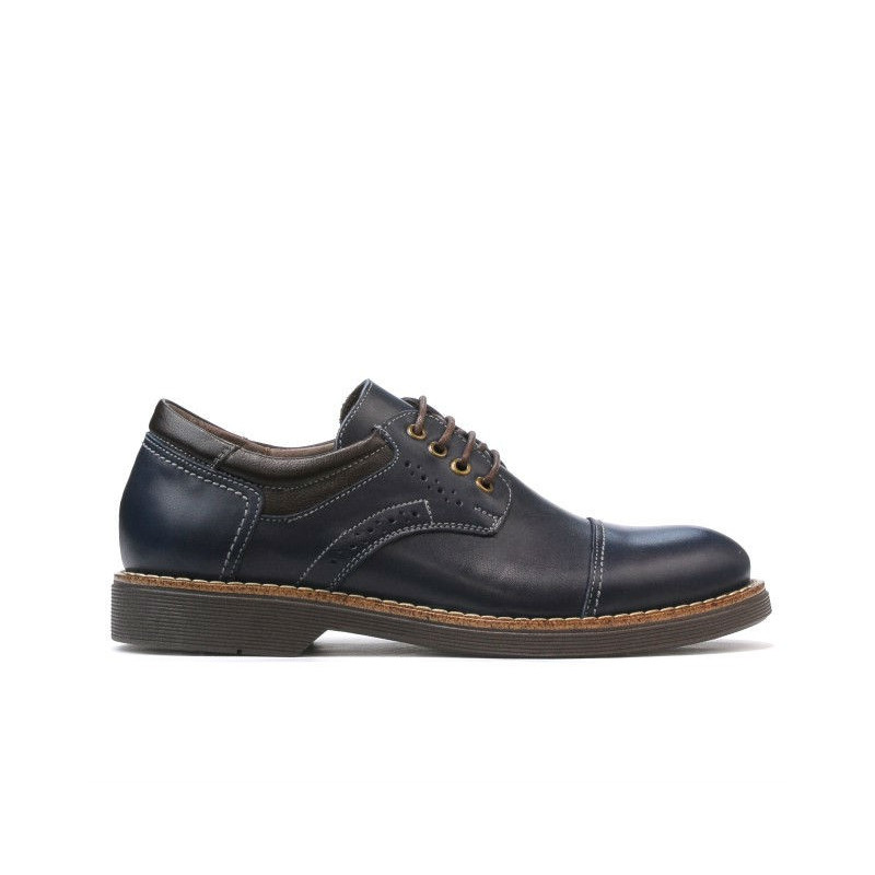 Eleganckie buty młodzieżowe 372 indigo+cafe