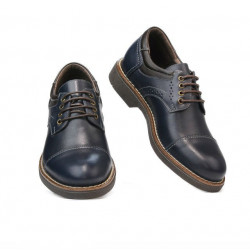 Eleganckie buty młodzieżowe 372 indigo+cafe
