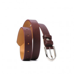 Damski pasek 06m bordowy