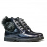 Buty dziecięce 3010 lakierowane indygo