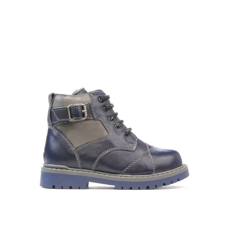 Małe dziecięce buty 21c indigo kombinowane