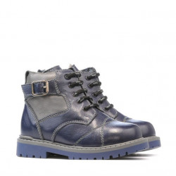 Małe dziecięce buty 21c indigo kombinowane