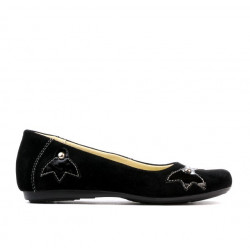 Dziecięce buty 117 czarny welur