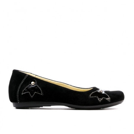 Dziecięce buty 117 czarny welur