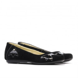 Dziecięce buty 117 czarny welur