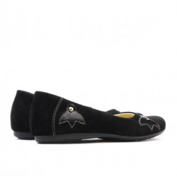 Dziecięce buty 117 czarny welur