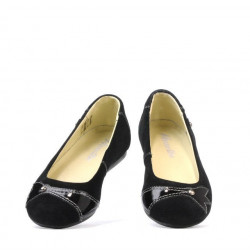 Dziecięce buty 117 czarny welur