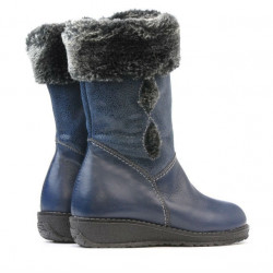 Buty dziecięce 24c indygo kombinowane