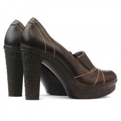 Damskie buty casual 176 kawa