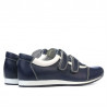 Damskie buty sportowe 194 indygo+białe