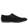 Casualowe buty męskie 760 czarne zamsz