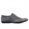 Buty casual męskie 760 szary zamsz