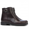 Damskie botki 3318 bordo