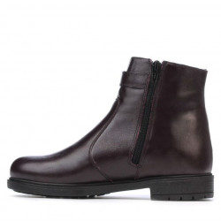 Damskie botki 3318 bordo