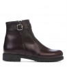 Damskie botki 3318 bordo