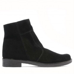 Buty młodzieżowe 452 czarny welur