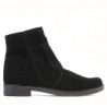 Buty młodzieżowe 452 czarny welur