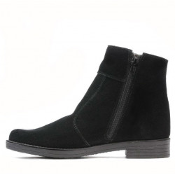 Buty młodzieżowe 452 czarny welur