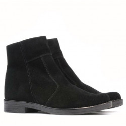 Buty młodzieżowe 452 czarny welur