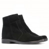 Buty młodzieżowe 452 czarny welur
