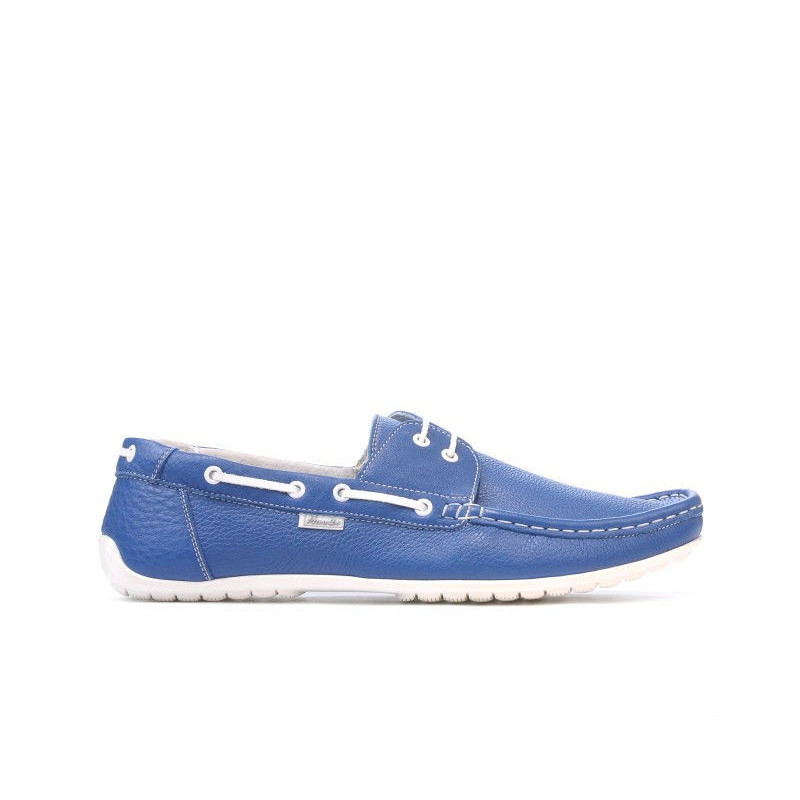 Mokasyny męskie 778 biz indigo