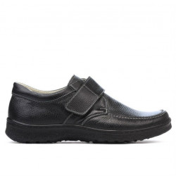 Buty casual męskie 751 biz czarne